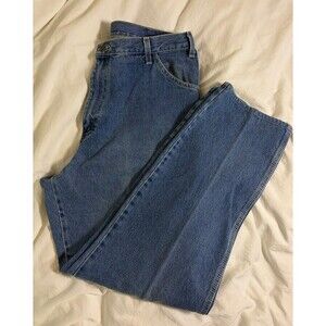 Dickies Carpenter Jeans Mens 38/32 Blue Denim Relaxed Fit Workwear Baggy Street